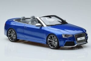 Audi RS5 B8 Cabriolet Blu GT Spirit 1:18 ZM053 Resina — immagine 4 di 6