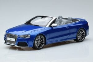 Audi RS5 B8 Cabriolet Blu GT Spirit 1:18 ZM053 Resina