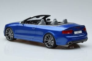 Audi RS5 B8 Cabriolet Blu GT Spirit 1:18 ZM053 Resina — immagine 5 di 6