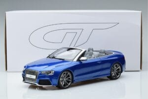 Audi RS5 B8 Cabriolet Blu GT Spirit 1:18 ZM053 Resina — immagine 6 di 6