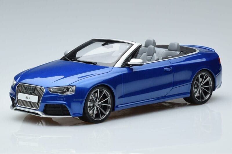 Audi RS5 B8 Cabriolet Blu GT Spirit 1:18 ZM053 Resina