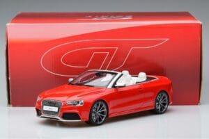 Audi RS5 B8 Cabriolet Rosso GT Spirit 1:18 GT724 Resina — immagine 5 di 5