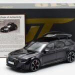 Audi RS6 C8 Avant Mythos Nero Con Tetto in Carbonio Asia Edition GT Spirit 1:18 CLDC007 Resina - image 6 of 6