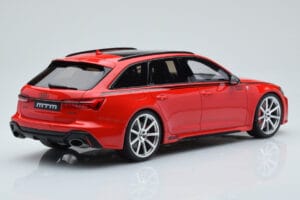 Audi RS6 MTM C8 Avant Tango Rosso GT Spirit 1:18 GT432 Resina — immagine 2 di 6