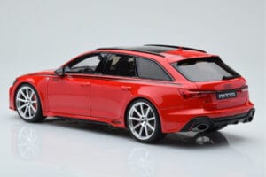 Audi RS6 MTM C8 Avant Tango Rosso GT Spirit 1:18 GT432 Resina — immagine 5 di 6