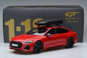 Audi RS7 C8 Sportback Rosso Asia Edition GT Spirit 1:18 CLDC021 Resina — immagine 6 di 6