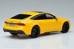Audi RS7 C8 Sportback Giallo Vossen Rims Edizione Limitata Kengfai 1:18 VAKF-0335 Pressofusione — immagine 3 di 8