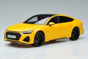 Audi RS7 C8 Sportback Giallo Vossen Rims Edizione Limitata Kengfai 1:18 VAKF 0335 Pressofusione
