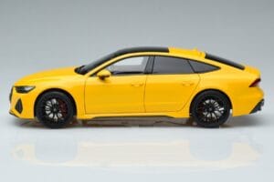 Audi RS7 C8 Sportback Giallo Vossen Rims Edizione Limitata Kengfai 1:18 VAKF-0335 Pressofusione — immagine 5 di 8