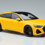 Audi RS7 C8 Sportback Giallo Vossen Rims Edizione Limitata Kengfai 1:18 VAKF 0335 Pressofusione - image 6 of 8