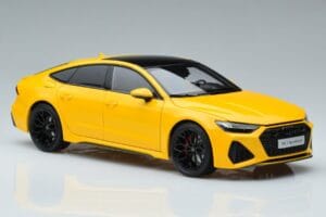 Audi RS7 C8 Sportback Giallo Vossen Rims Edizione Limitata Kengfai 1:18 VAKF-0335 Pressofusione — immagine 6 di 8