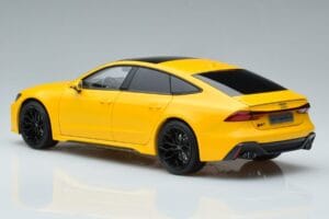 Audi RS7 C8 Sportback Giallo Vossen Rims Edizione Limitata Kengfai 1:18 VAKF-0335 Pressofusione — immagine 7 di 8