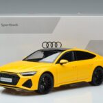 Audi RS7 C8 Sportback Giallo Vossen Rims Edizione Limitata Kengfai 1:18 VAKF 0335 Pressofusione - image 8 of 8