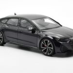 Audi RS7 C8 Sportback Mythos Nero Asia Edition GT Spirit 1:18 CLDC011 Resina - image 4 of 6
