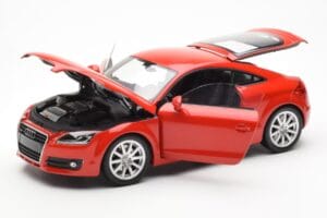 Audi TT 8J Rosso Metallizzato Minichamps 1:18 100015021 Pressofusione — immagine 2 di 8