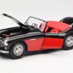Austin-Healey 3000 Mk I Spider Nero Rosso Kyosho 1:18 08141KR - image 2 of 8