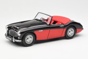 Austin-Healey 3000 Mk I Spider Nero Rosso Kyosho 1:18 08141KR