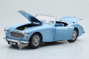 Austin-Healey 3000 Mk1 BN7 Blu Kyosho 1:18 08149HBL Pressofusione — immagine 2 di 8