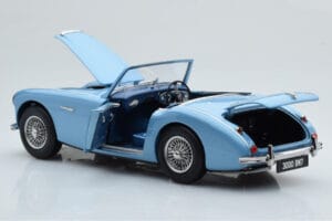 Austin-Healey 3000 Mk1 BN7 Blu Kyosho 1:18 08149HBL Pressofusione — immagine 3 di 8
