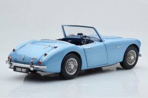 Austin-Healey 3000 Mk1 BN7 Blu Kyosho 1:18 08149HBL Pressofusione — immagine 4 di 8