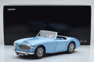 Austin-Healey 3000 Mk1 BN7 Blu Kyosho 1:18 08149HBL Pressofusione — immagine 8 di 8
