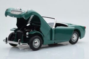 Austin-Healey Sprite Verde Kyosho 1:18 08953LG Pressofusione — immagine 2 di 8