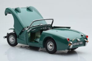 Austin-Healey Sprite Verde Kyosho 1:18 08953LG Pressofusione — immagine 3 di 8