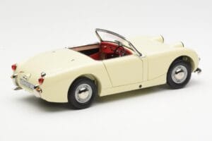 Austin-Healey Sprite Mk I Open Old English Bianco Kyosho 1:18 08953EW Pressofusione — immagine 3 di 8