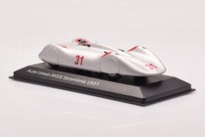 Auto Union Stromlinie #31 AVUS 1937 Argento Minichamps 1:43 5030900503 Pressofusione — immagine 3 di 4