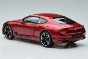Bentley Continental GT Candy Rosso Norev 1:18 182788 Pressofusione — immagine 6 di 7