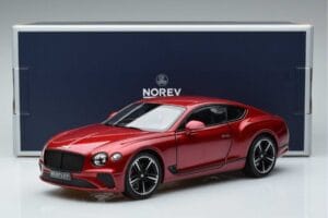 Bentley Continental GT Candy Rosso Norev 1:18 182788 Pressofusione — immagine 7 di 7