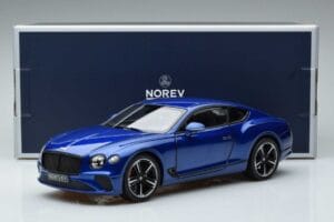 Bentley Continental GT Sequin Blu Norev 1:18 182787 Pressofusione — immagine 7 di 7