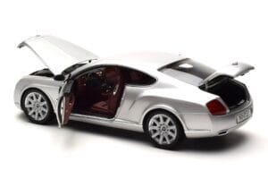 Bentley Continental GT Argento Minichamps 1:18 100139021 Pressofusione — immagine 5 di 8