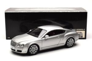 Bentley Continental GT Argento Minichamps 1:18 100139021 Pressofusione — immagine 8 di 8