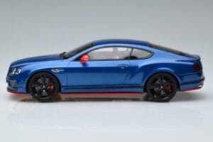 Bentley Continental GT Speed Black Edition Blu GT Spirit 1:18 KJ006 Resina — immagine 3 di 6