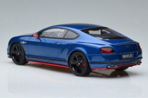 Bentley Continental GT Speed Black Edition Blu GT Spirit 1:18 KJ006 Resina — immagine 5 di 6