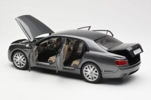 Bentley Flying Spur W12 Granite Grigio Kyosho 1:18 08891GN Pressofusione — immagine 5 di 8