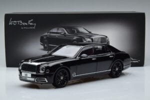 Bentley Mulsanne W.O. Edition By Mulliner Nero Almost Real 1:18 830508 Pressofusione — immagine 11 di 11