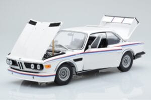 BMW 3.0 CSL E9 Bianco Dealer Edition Minichamps 1:18 80435A5D020 Pressofusione — immagine 2 di 7