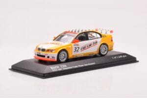 BMW 320i E46 Wiechers Sport #32 Hennerici / Wiechers WTCC 2005 Minichamps 1:43 400052432 Pressofusione — immagine 2 di 4