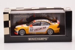BMW 320i E46 Wiechers Sport #32 Hennerici / Wiechers WTCC 2005 Minichamps 1:43 400052432 Pressofusione — immagine 4 di 4