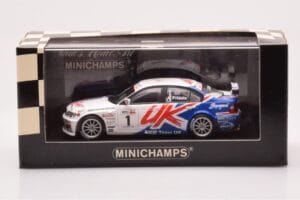 BMW 320si E90 BMW Team UK #1 A. Priaulx WTCC Porto Winner 2007 Minichamps 1:43 400072601 Pressofusione — immagine 4 di 4