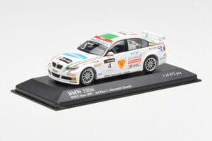 BMW 320si E90 BMW Team Italy Spain #4 A. Zanardi WTCC Brno 3rd Race 2007 Minichamps 1:43 400072604 Pressofusione — immagine 2 di 4