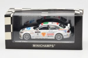 BMW 320si E90 BMW Team Italy Spain #4 A. Zanardi WTCC Brno 3rd Race 2007 Minichamps 1:43 400072604 Pressofusione — immagine 4 di 4