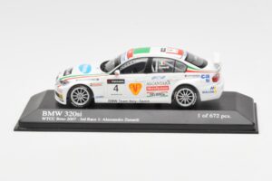 BMW 320si E90 BMW Team Italy Spain #4 A. Zanardi WTCC Brno 3rd Race 2007 Minichamps 1:43
