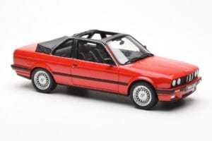 BMW 325i E30 Baur Rosso Metallic Otto 1:18 OT767 Resina — immagine 4 di 6