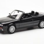 BMW 325i E30 Cabriolet Nero Metallizzato Norev 1:18
