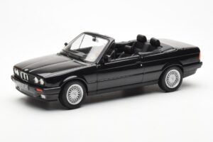 BMW 325i E30 Cabriolet Nero Metallizzato Norev 1:18
