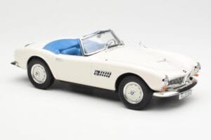 BMW 507 Roadster Bianco Norev 1:18 183232 Pressofusione — immagine 4 di 6