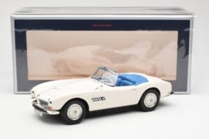 BMW 507 Roadster Bianco Norev 1:18 183232 Pressofusione — immagine 6 di 6
